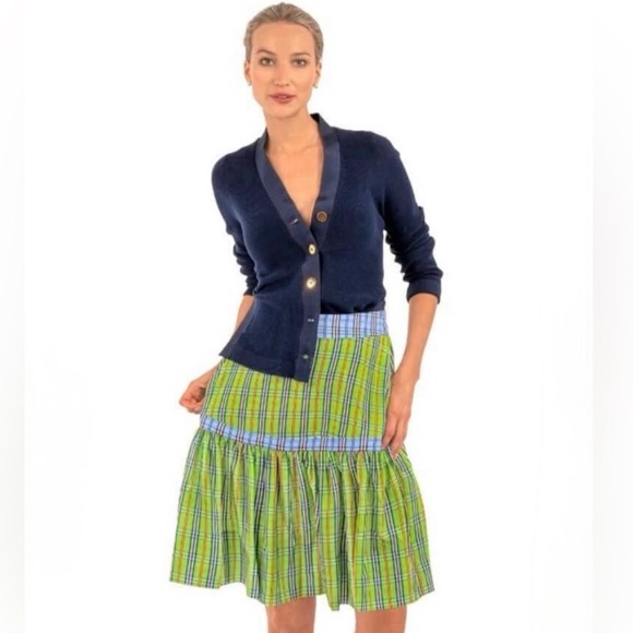 GRETCHEN SCOTT, Stefania Skirt - Sunshine Plaid - Picture 1 of 15